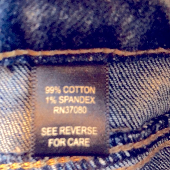 SZ 6  DISTRESSED CONTEMPORARY JEANS Medium Light Wash MID RISE LIKE NEW - Picture 6 of 6